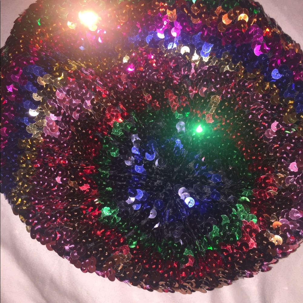 Bedazzled sequin hat!